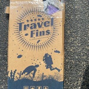 Travel fins for snorkeling & swimming